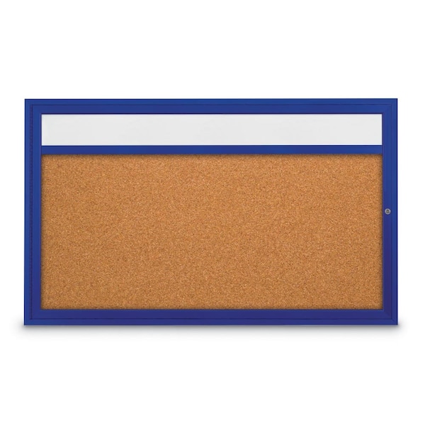 Hinge-less Radius Corkboard, 30"x36", Satin Alum Frame/Surf
